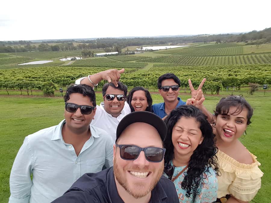 From Sydney: Hunter Valley Wine, Gin & Food Tastings Tour - Stop 1: The Guided Vineyard Tour and First Tasting Win