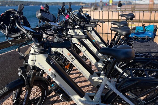 Guided Electric Bike Tour of Sydney with Bluetooth helmets - Route big picture: how you cover Sydney in half a day