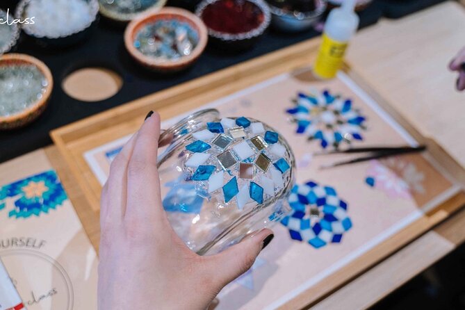 Mosaic Art Classes Sydney: Turkish Lamp Workshop - Choosing patterns and colors: templates, tradition, and your own twist