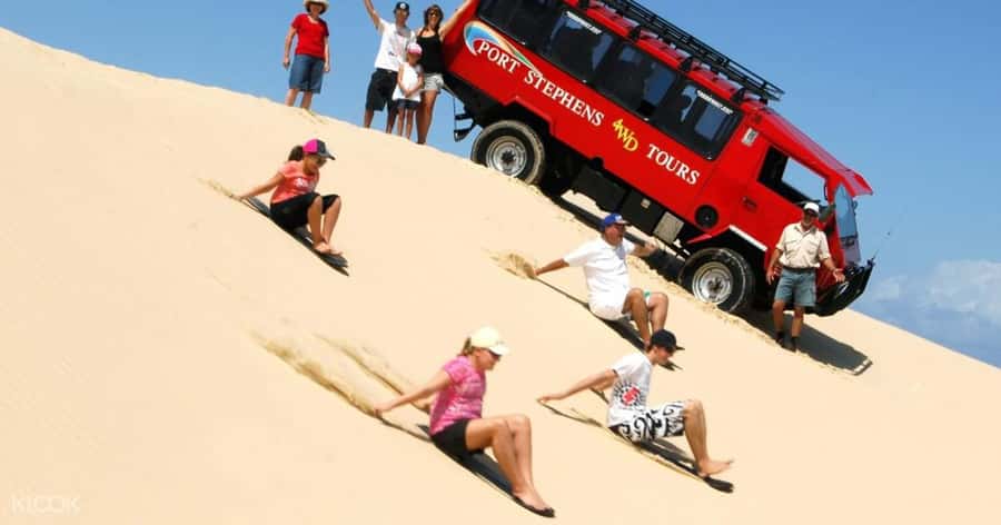 Port Stephens: Dolphin Cruise, Lunch, Koalas & Sandboarding - Lunch in Port Stephens: keep it simple, keep it timed