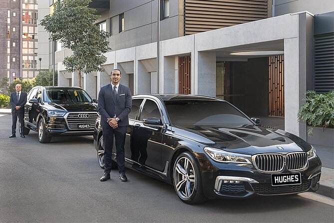 Private Chauffeured Airport Departure Transfers in Sydney - Vehicle choice for up to 3 people (and bags that don’t fit)