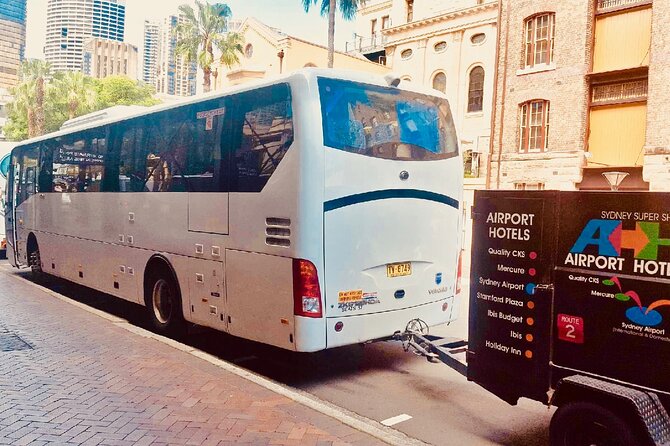 Sydney Airport to Sydney CBD shared ride seat in vehicle shuttle transfer - Finding the Pickup at Sydney Airport (Mascot) Without Stress