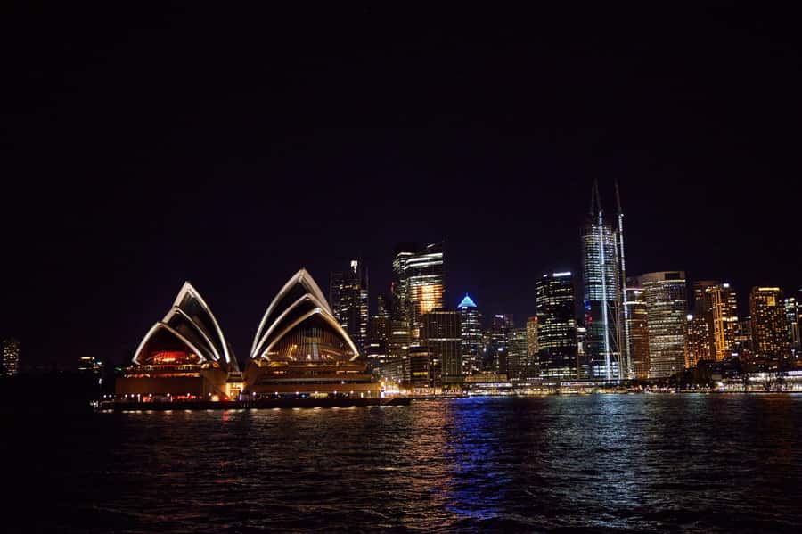 Sydney: Big Bus Panoramic Night Tour by Open-Top Bus - Mrs Macquarie’s Chair: the first photo stop that sets the tone