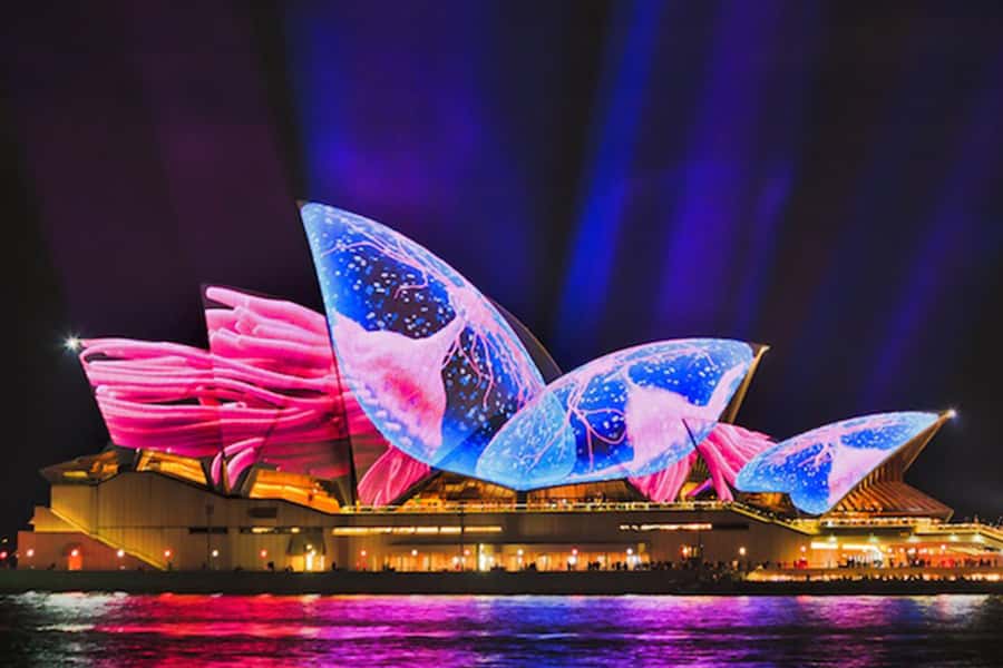 Sydney: Bring Your Own Drinks Vivid Harbour Cruise - BYO drinks, soft drinks, and an anti-queue mindset