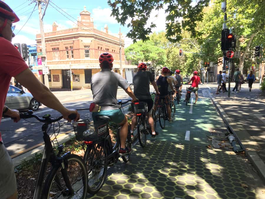 Sydney: Guided Harbour E-Bike Tour - Mrs Macquarie’s Road and Chair: the Opera House from the right angle