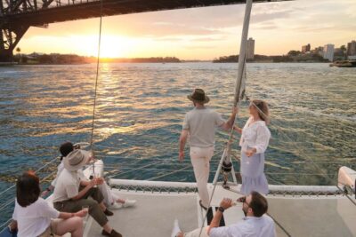 Sydney Harbour: Sunset Catamaran Cruise - Kirralee Catamaran Comfort: Outdoor Views Plus Indoor Backup
