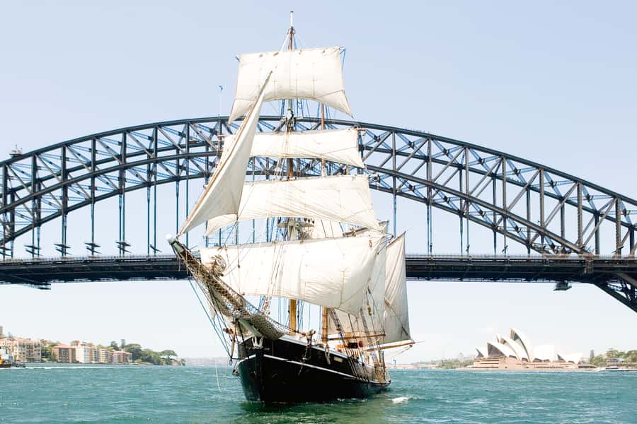 Sydney Harbour: Tall Ship Afternoon Cruise - The 90-minute route: Opera House, Fort Denison, and Harbour Bridge