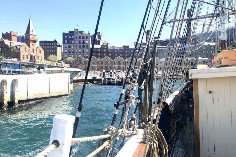 Sydney Harbour: Tall Ship Afternoon Cruise - Hands-on sailing: steering, sails, and rope work