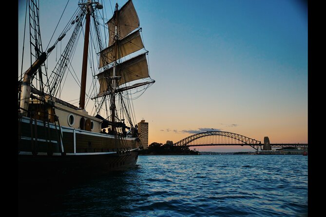 Sydney Harbour Tall Ship Twilight Dinner Cruise - Twilight sailing off The Rocks: what makes this cruise special