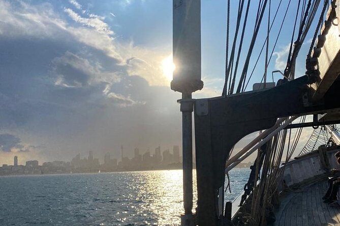 Sydney Harbour Tall Ship Twilight Dinner Cruise - The live commentary: stories that connect to what you see