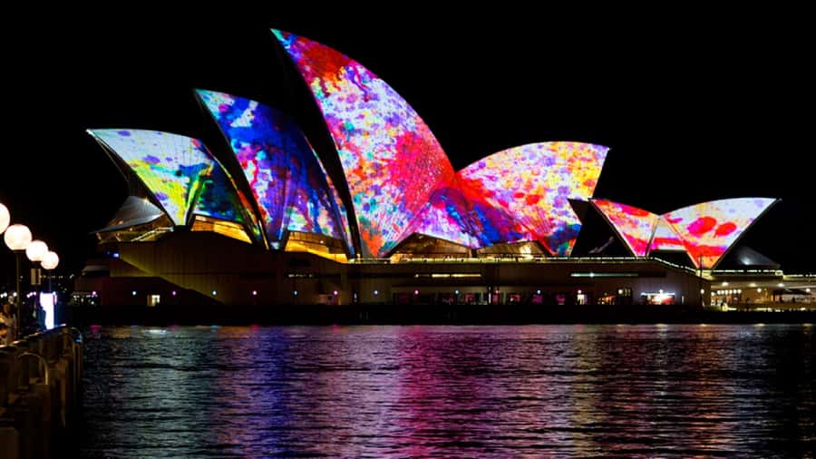 Sydney Harbour: Tall Ship Vivid Dinner Cruise - Why the Vivid tall ship works so well