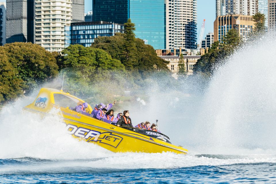 Sydney Harbour: Thunder Thrill Jet Boat Ride - Seats and wetness: plan for the back (or enjoy the drama up front)