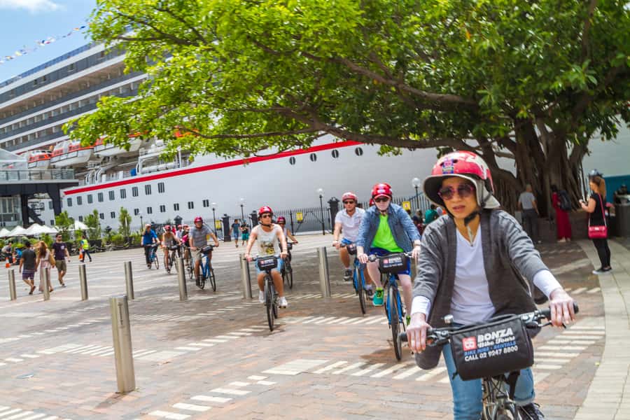 Sydney: Iconic Sights 4-Hour Bike Tour - Starting on Harrington Street: The Rocks sets the mood