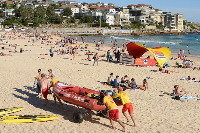 Sydney Sightseeing Bus Tour with Local Guide - Bondi Beach: 30 Minutes on the Sand and a Quick Look at Bondi Junction
