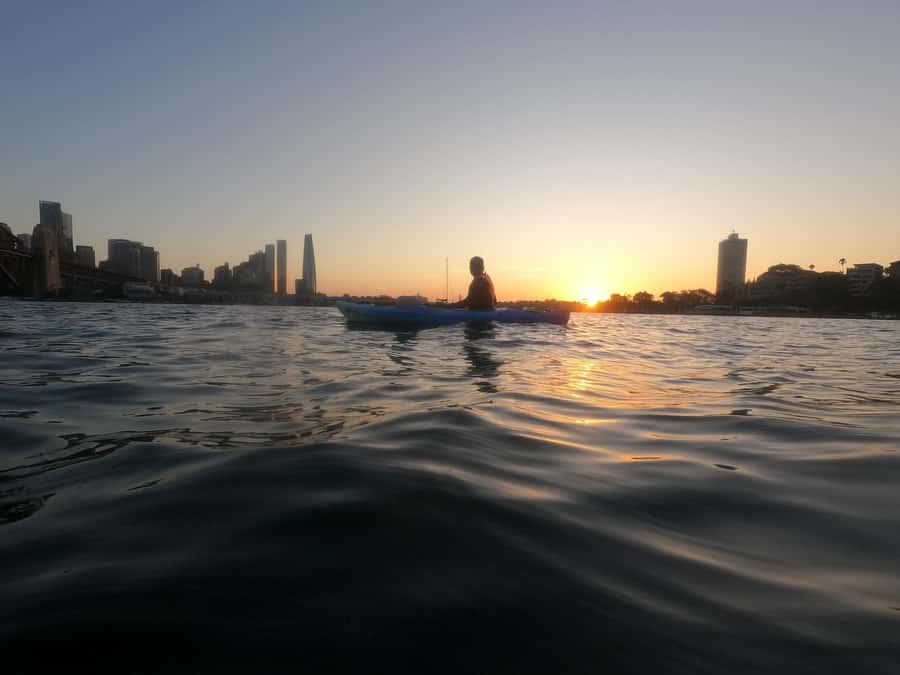 Sydney: Sunset Kayak - Opera & Harbour Bridge Tour (5p. max) - Paddling Toward the Harbour Bridge: The Part You Feel in Your Chest