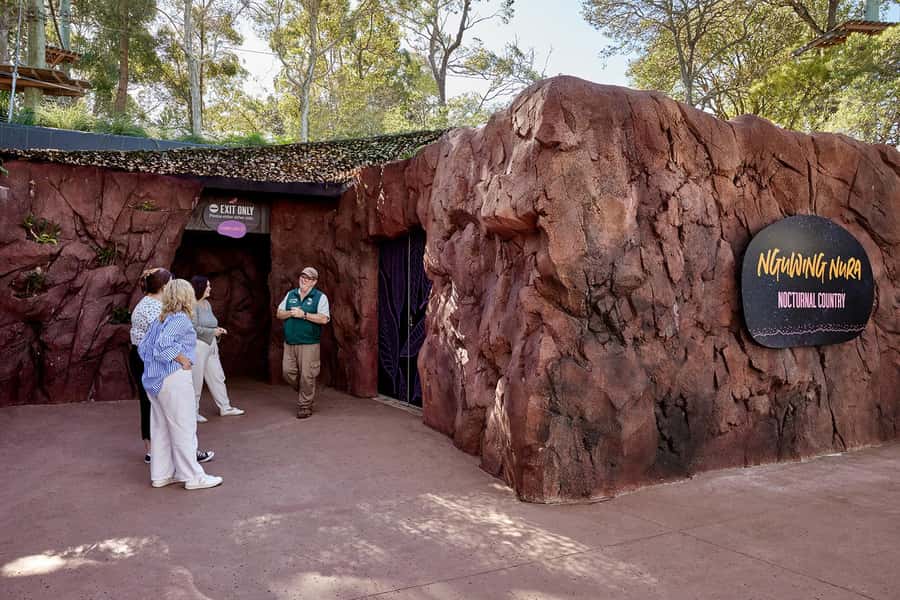 Taronga Zoo Sydney Wild Australia Experience - Australian Nightlife exhibit: the nocturnal-house access piece